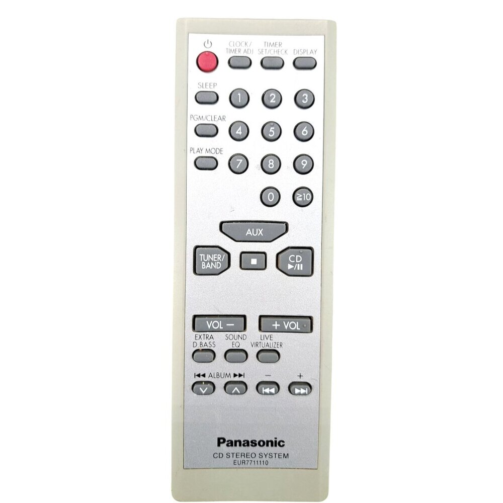 Panasonic Remote Control EUR7711110 CD Stereo System OEM Original Tested Works